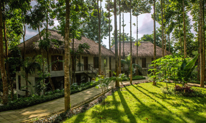 Dusai Resort & Spa, VITTI Sthapati Brindo, green resort, Bangladesh, traditional building techniques, cottage, green architecture, swimming pool, eco-resort