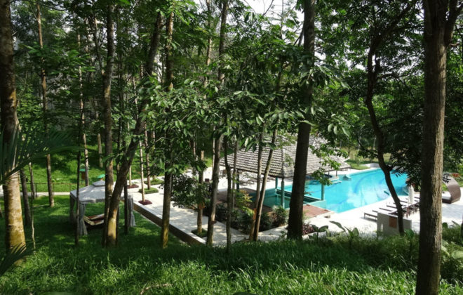 Dusai Resort & Spa, VITTI Sthapati Brindo, green resort, Bangladesh, traditional building techniques, cottage, green architecture, swimming pool, eco-resort