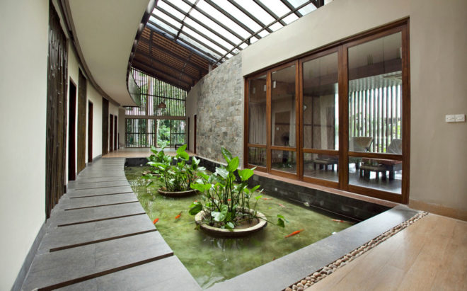 Dusai Resort & Spa, VITTI Sthapati Brindo, green resort, Bangladesh, traditional building techniques, cottage, green architecture, swimming pool, eco-resort