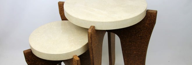 Ecovative, bioMASON, Biofabricate 2016, mushroom, mushrooms, mushroom furniture, furniture, sustainable furniture, green furniture, sustainable design, green design, Tafl Table, Tafl Table by Ecovative and bioMASON