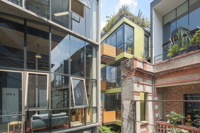 Havre 77 Renovation, Francisco Pardo Architects, Mexico city architecture, urban re-densification, urban design, urban renovation, MX Paseo de la Reforma, mixed use renovation, urban design, adaptive reuse,