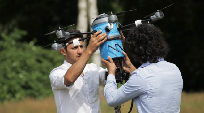 mine-hunting drone, anti-mine device, landmine, land mines, minefields, Massoud Hassani, Mahmud Hassani