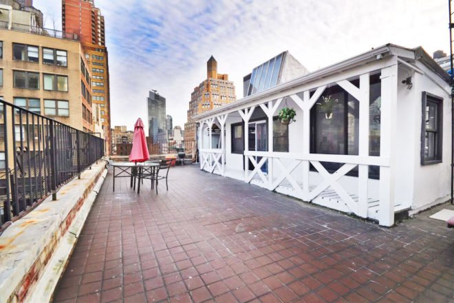 rooftop cabin, rooftop homes, rooftop apartment new york city, new york city real estate, nyc cabin, nyc rooftop, hidden rooftop home, 15 West 28th Street, keller williams