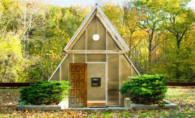 John Black Lee, skylight home, the Sixth of the Harvard Five, Silvermine River home, 160 Mill Road, new canaan, connecticut real estate, modernist architects, glass home design, New Canaan glass homes, New Canaan architecture, brutalist character, glass and concrete homes,