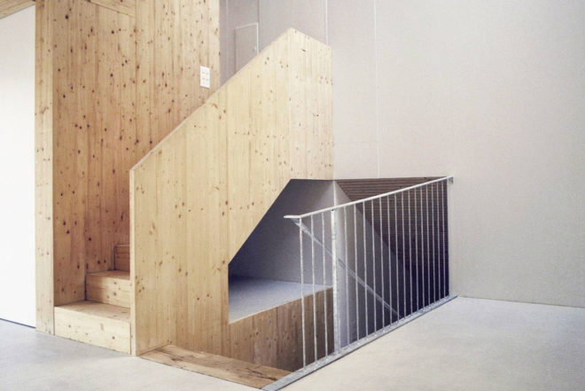 Marazzi Reinhardt, wooden façade, green home extension, Haus Zur Blume, historical home extension, Switzerland, slatted wooden façade, modern extension