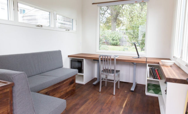 Minim Workspace, Minim House, mobile space, green office space, off-grid living, LED lighting, solar panels, green architecture, tiny homes, micro home