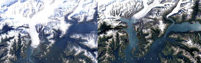 Google timelapse, Google maps, Goodle maps reveal climate change, climate change, global warming, melting glaciers, Google climate change, climate change 2016, climate change timelapse