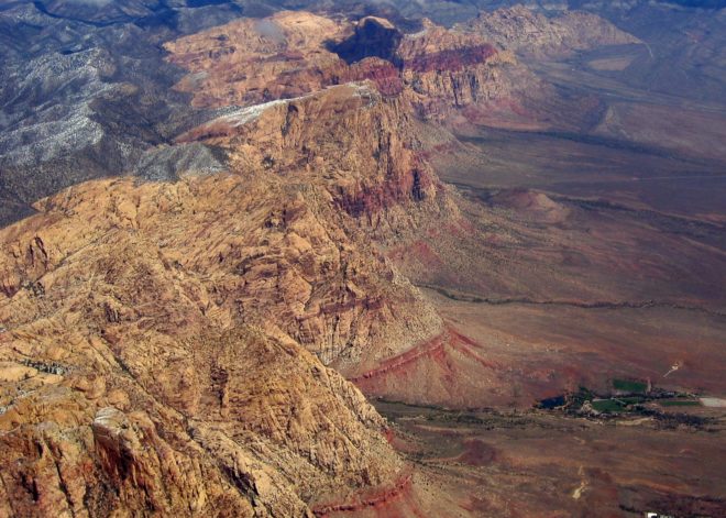 Nevada, Red Rocks, Nevada aerial