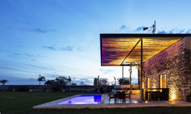 AS Arquitectura, R79 Arquitectura, Niop Hacienda, green renovation, Mexico, boutique hotel, green architecture, stone, concrete, steel, wood
