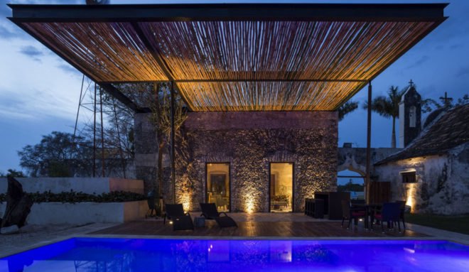 AS Arquitectura, R79 Arquitectura, Niop Hacienda, green renovation, Mexico, boutique hotel, green architecture, stone, concrete, steel, wood