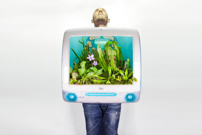 Monsieur Plant, Christophe Guinet, Plant your Mac!, Plant your Mac! by Monsier Plant, plant, plants, garden, gardens, greenery, technology, tech, nature, Apple, Mac, Macintosh, computer, computers, device, devices