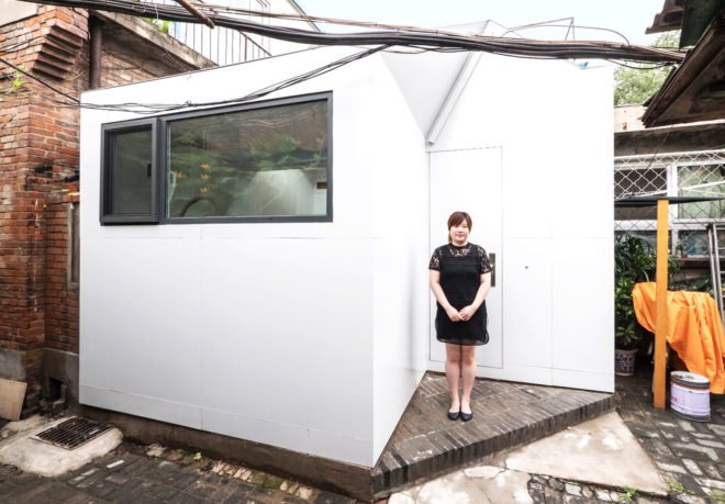 china, people's architecture office, china pao, prefabricated home, prefab home, urban housing, urban dwellings, hex key, mrs fan's plugin house, plugin tower