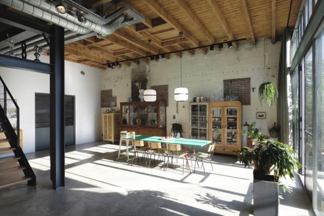 Potato barn renovation house by Houben & Van Mierlo Architecten, Amsterdam Noord development renovation, potato barn renovated into house, barns transformed into housing, barn housing in Amsterdam Noord, Amsterdam Noord new residential development, industrial chic loft-style housing