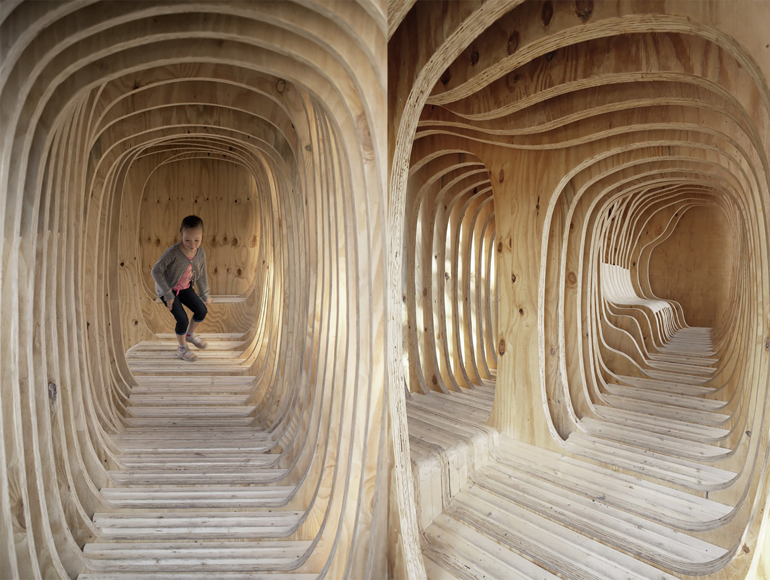 READER shelter in Estonia, READER by Estonian Academy of Arts, READER by Estonian architecture students, Estonian Academy of Arts architecture projects, Estonian Academy of Arts architecture student exhibit, plywood sheet architecture, pine plywood architecture, plywood reading nook
