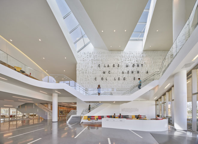 Roberts Pavilion at Claremont McKenna College, sustainable Roberts Pavilion, sustainable gym, eco-friendly gym design, green gym architecture, Roberts Pavilion by John Friedman Alice Kimm Architects, California drought friendly architecture