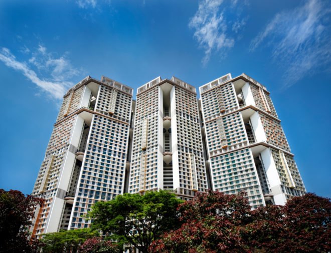 skyville, singapore architecture, woha, patrick bingham-hall, passive design, prefabricated design, solar roof, community living, passive housing, communal space, solar powered housing