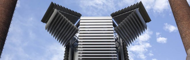 smog free tower, studio roosegaarde, green design, sustainable design, air quality, smog-sucking tower, vacuum tower, top inhabitat story 2016