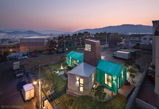 south korea, south korean architecture, korean architecture, ON Architecture Inc, ON Architecture, tower house, scenic views, observation tower, terrace, daylight, natural light