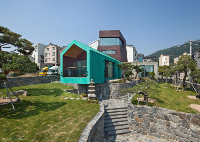 south korea, south korean architecture, korean architecture, ON Architecture Inc, ON Architecture, tower house, scenic views, observation tower, terrace, daylight, natural light