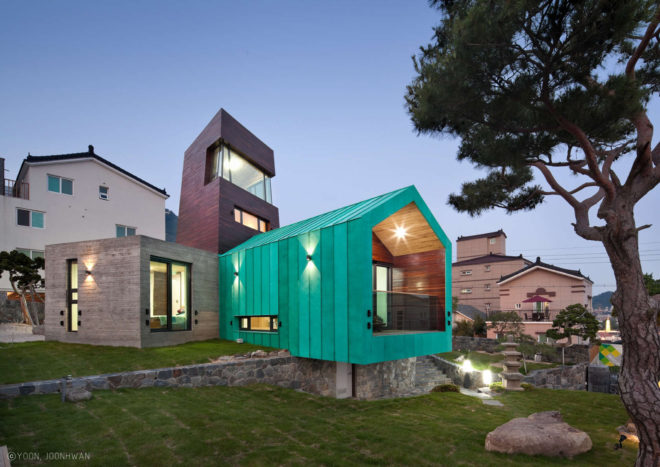 south korea, south korean architecture, korean architecture, ON Architecture Inc, ON Architecture, tower house, scenic views, observation tower, terrace, daylight, natural light