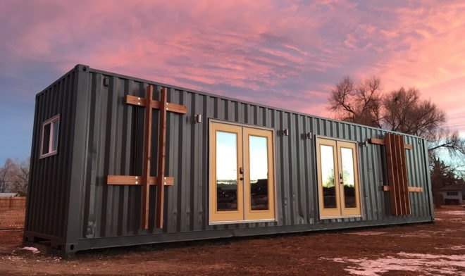 The Intellectual Tiny Home, container home, Colorado, tiny home, green architecture, prefab architecture, green design, compact homes, tiny spaces, storage space