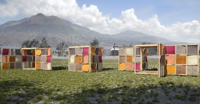 ecuadorian weaving, ecuadorian architecture, vernacular architecture, indigenous architecture, totora cube, Woven house in Ecuador, Archquid think-act tank, Totora's Cube, Ecuador, multi-use space, Totora plant, traditional weaving techniques, green architecture