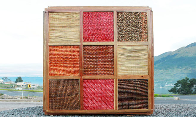 ecuadorian weaving, ecuadorian architecture, vernacular architecture, indigenous architecture, totora cube, Woven house in Ecuador, Archquid think-act tank, Totora's Cube, Ecuador, multi-use space, Totora plant, traditional weaving techniques, green architecture