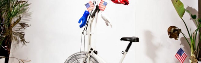 2016 election, bicycle, bike, Donald Trump, exercise bike, hillary clinton, humor, Philip Johnson, Politics, US Election Cycle, US politics