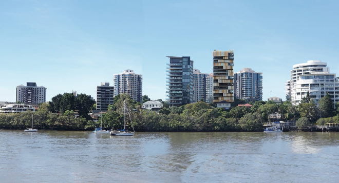 Walan Apartments, Walan Apartments by bureau^proberts, bureau^proberts, Cam Ginardi, GBW Developments, Brisbane, Australia, apartment, apartments, apartment building, apartment buildings, green apartment, green apartments, vertical forest, nature, tree, trees, shrubs, Kangaroo Point cliffs