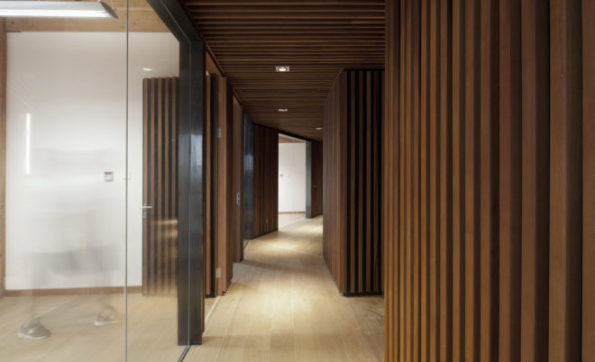FMD Architects, Wood Pavilion, Shanghai, wooden showroom, showroom, sloping roof, skylights, green architecture, timber structure, concrete, steel