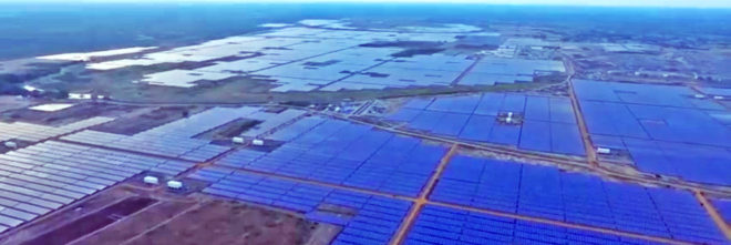 india, tamil nadu, kamuthi solar power project, world's largest solar power plant, india solar power, india renewable energy, india reducing emissions, india clean energy, adani power