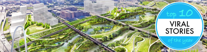Viral Inhabitat Stories, viral stories, environmental news, environment news, green design, sustainable design, Abengoa Solar Plant, Eco Cooler, Indian Point Nuclear Plant, Mini Moon, Underwater Traffic Tunnels, Frail Polar Bear, Smog-Free Tower, Tiny Homes, Trinity River Park, Koda Tiny House