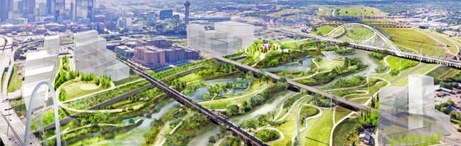 trinity river park, dallas, urban design, green space, parks, america's largest park, top inhabitat story 2016