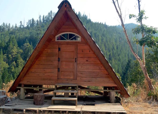 A-frame, cabin, tiny home, off-grid