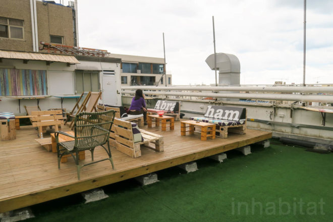 Made by A.I.R., A.I.R. in Israel, AIR in Tel Aviv, Act Inspire Restore social enterprise, social enterprises in Tel Aviv, sex trafficking nonprofit, upcycled pallet furniture, Abraham Hostel furniture, upcycled furniture in Tel Aviv, social impact business in Israel, reclaimed materials business in Tel Aviv