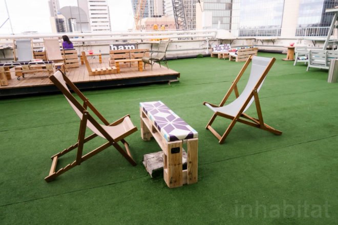 Made by A.I.R., A.I.R. in Israel, AIR in Tel Aviv, Act Inspire Restore social enterprise, social enterprises in Tel Aviv, sex trafficking nonprofit, upcycled pallet furniture, Abraham Hostel furniture, upcycled furniture in Tel Aviv, social impact business in Israel, reclaimed materials business in Tel Aviv