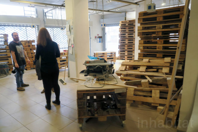 Made by A.I.R., A.I.R. in Israel, AIR in Tel Aviv, Act Inspire Restore social enterprise, social enterprises in Tel Aviv, sex trafficking nonprofit, upcycled pallet furniture, Abraham Hostel furniture, upcycled furniture in Tel Aviv, social impact business in Israel, reclaimed materials business in Tel Aviv