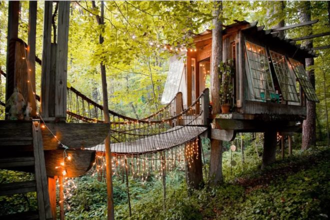 Atlanta tiny homes, Airbnb, treehouse, treehouse vacation