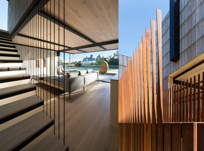 Atlantic by Bates Masi + Architects, Atlantic House in Amagansett, lifesaving station contemporary reinterpretation, Atlantic Ocean new york architecture, Bates Masi + Architects Atlantic Ocean architecture