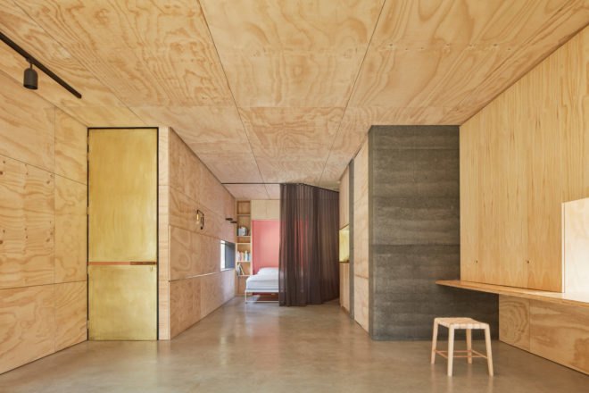 Balnarring Retreat by Branch Studio Architects, Balnarring Retreat in Victoria, flexible studio and retreat, murphy bed in a studio, Branch Studio Architects studio design,