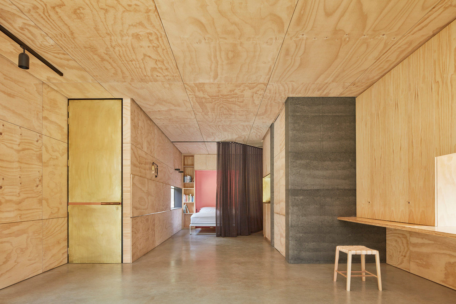 Balnarring Retreat by Branch Studio Architects, Balnarring Retreat in Victoria, flexible studio and retreat, murphy bed in a studio, Branch Studio Architects studio design,