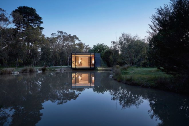 Balnarring Retreat by Branch Studio Architects, Balnarring Retreat in Victoria, flexible studio and retreat, murphy bed in a studio, Branch Studio Architects studio design,