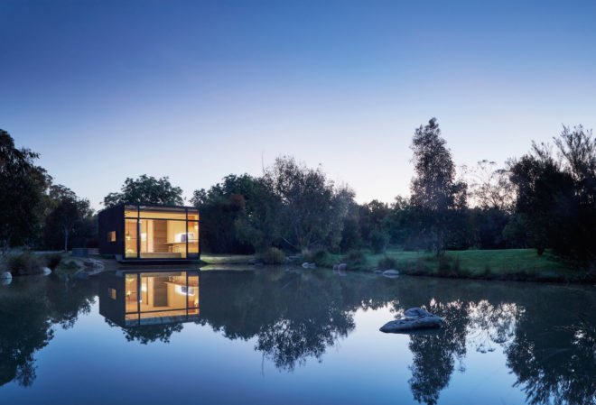 Balnarring Retreat by Branch Studio Architects, Balnarring Retreat in Victoria, flexible studio and retreat, murphy bed in a studio, Branch Studio Architects studio design,