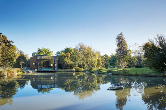 Balnarring Retreat by Branch Studio Architects, Balnarring Retreat in Victoria, flexible studio and retreat, murphy bed in a studio, Branch Studio Architects studio design,