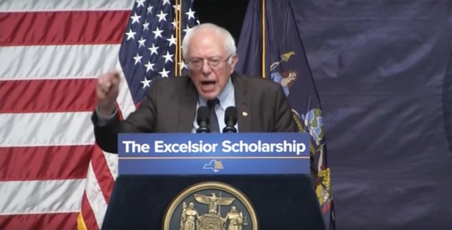 governor cuomo, excelsior scholarship, SUNY colleges, CUNY colleges, student debt reform, Bernie Sanders, Sen. Sanders, student loan debt, LaGuardia Community College