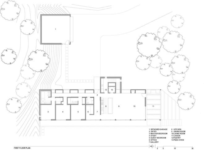 Boulder Cabin by Dynia Architects, contemporary boulder cabin, cabin with views of Flatiron, cabin with minimal site impact, minimize energy use cabin, weathered steel cladding, site specific cabin design, modern cabin design, contemporary timber cabin, steel clad cabin