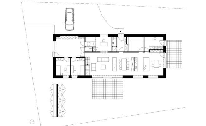 Bunga LOW, Urbain Architectencollectief, renovated bungalow, Belgium, timber cladding, green renovation, green architecture, storage space, steel, insulation