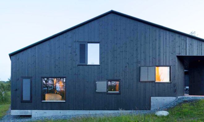 Geilo Cabin, Lund Hagem Architects, Norway, ski resort, concrete, timber, pitched roof, courtyard, green architecture, natural light