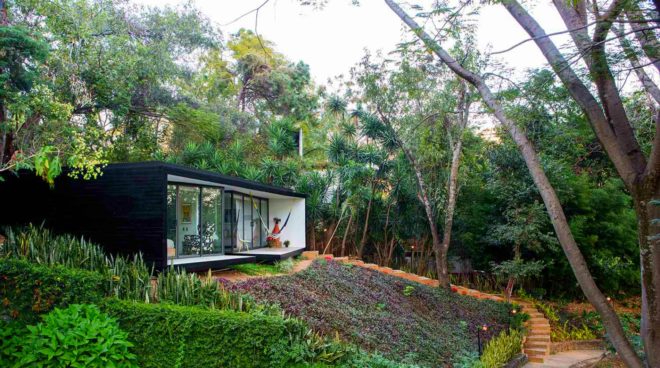 Tepoztlan Bungalow, Cadaval & Solà-Morales, temporary shelters, bungalow designs, mexico bungalows, off grid getaways, tiny homes, green design, nature-inspired design, sustainable design, mexican architecture, shelter design