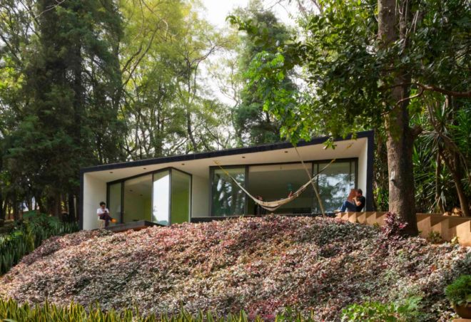 Tepoztlan Bungalow, Cadaval & Solà-Morales, temporary shelters, bungalow designs, mexico bungalows, off grid getaways, tiny homes, green design, nature-inspired design, sustainable design, mexican architecture, shelter design
